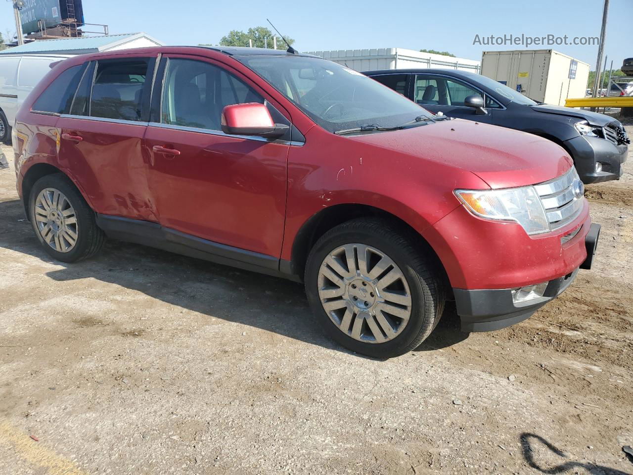 2010 Ford Edge Limited Red vin: 2FMDK3KC0ABA02850