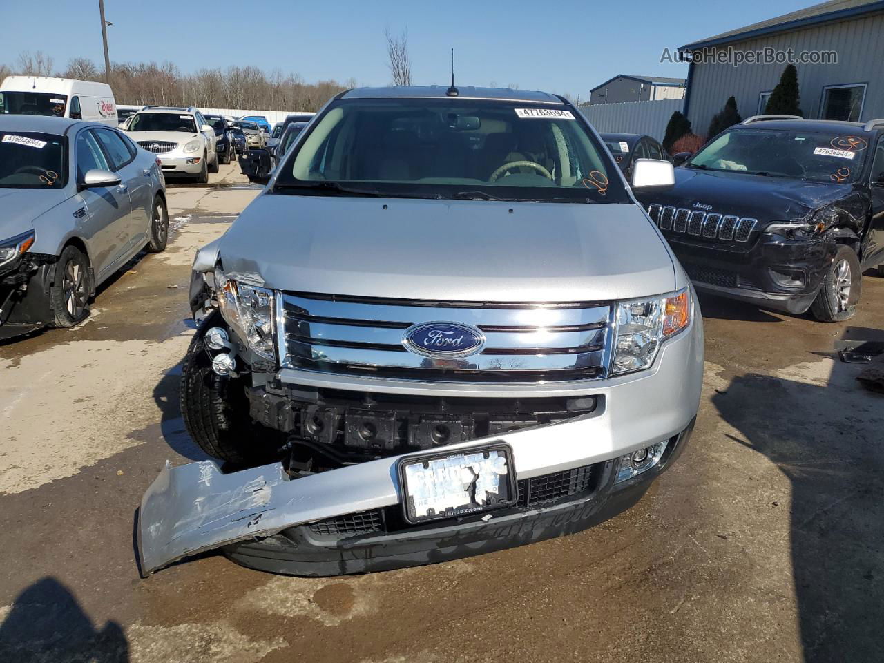 2010 Ford Edge Limited Silver vin: 2FMDK3KC0ABA77838