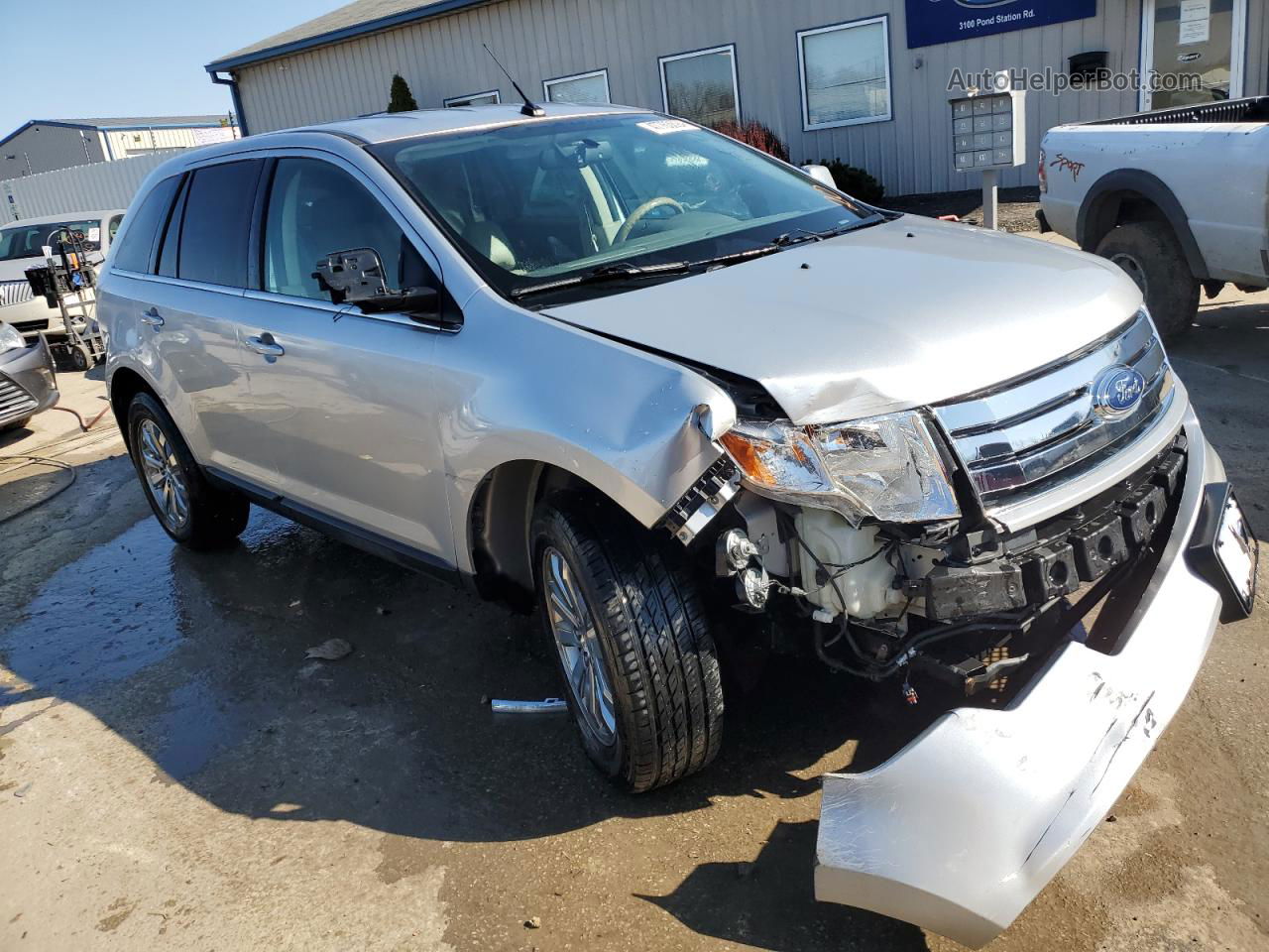 2010 Ford Edge Limited Silver vin: 2FMDK3KC0ABA77838