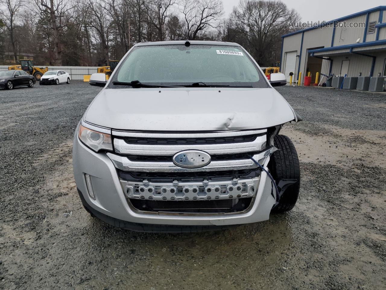 2014 Ford Edge Limited Silver vin: 2FMDK3KC0EBA08783