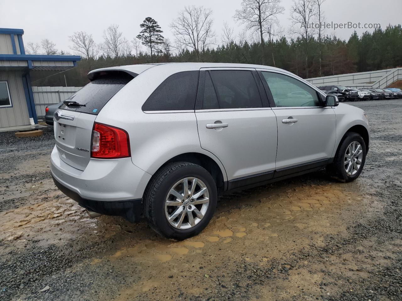 2014 Ford Edge Limited Silver vin: 2FMDK3KC0EBA08783