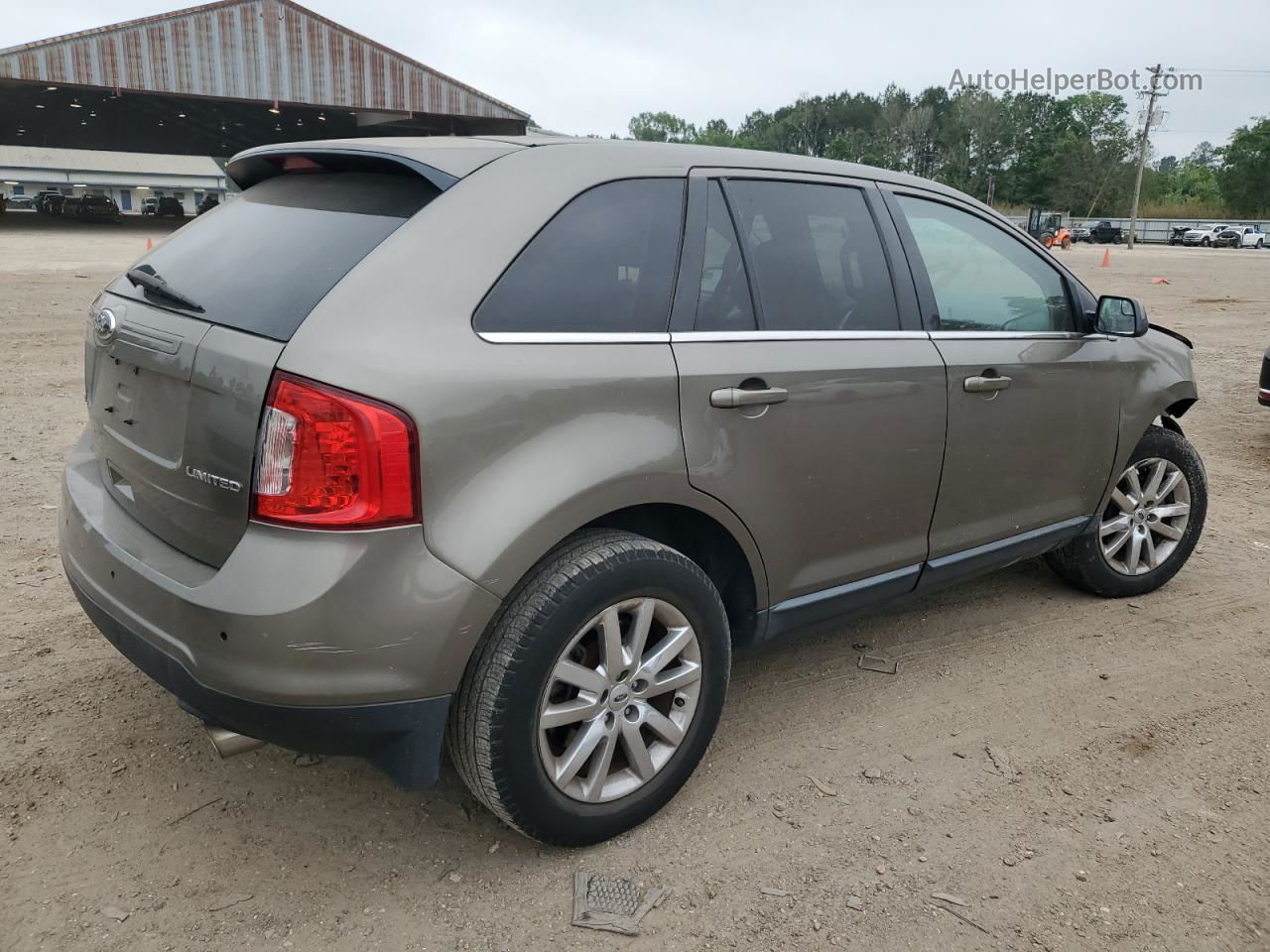 2014 Ford Edge Limited Gray vin: 2FMDK3KC0EBA34624