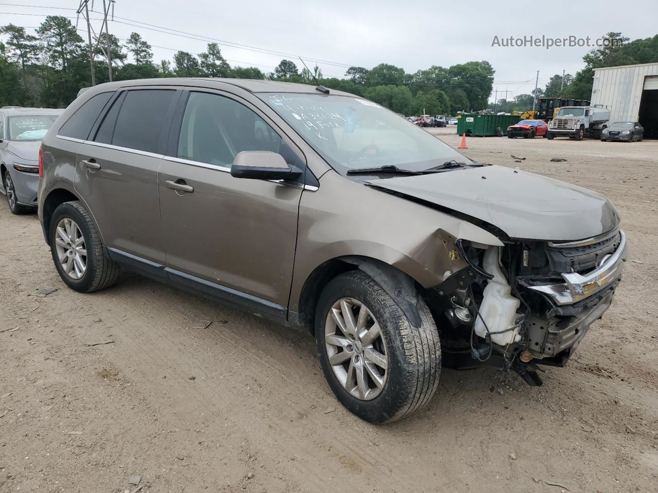 2014 Ford Edge Limited Gray vin: 2FMDK3KC0EBA34624