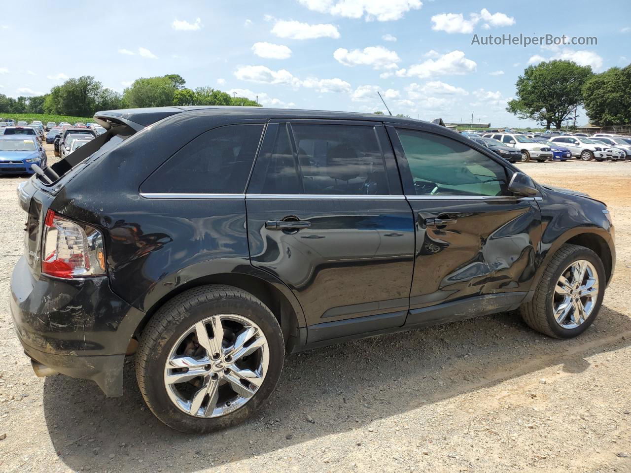 2014 Ford Edge Limited Black vin: 2FMDK3KC0EBB24078