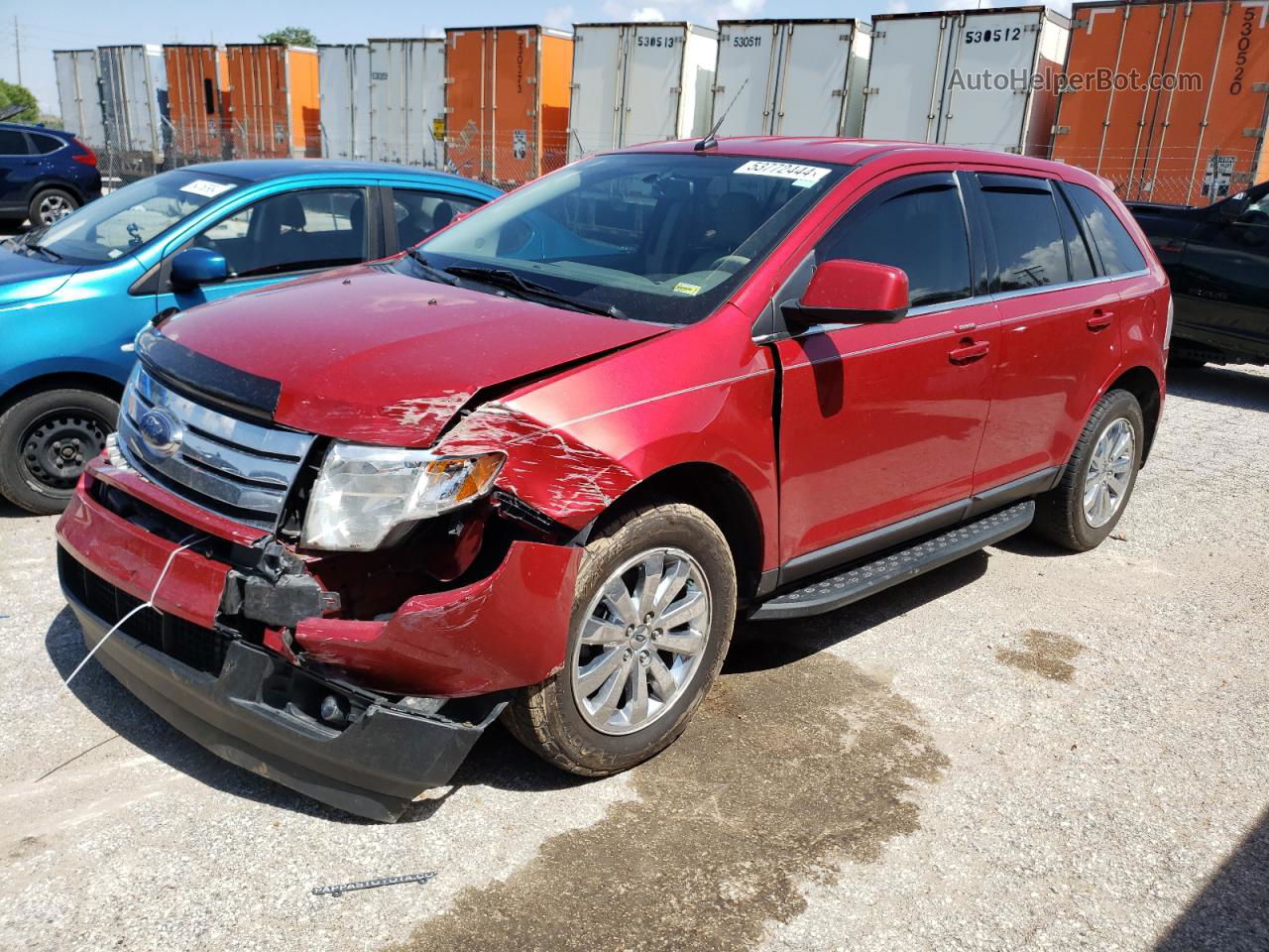 2010 Ford Edge Limited Red vin: 2FMDK3KC1ABA32911