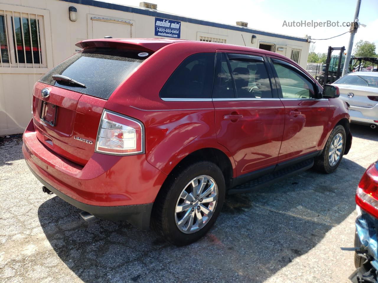 2010 Ford Edge Limited Red vin: 2FMDK3KC1ABA32911