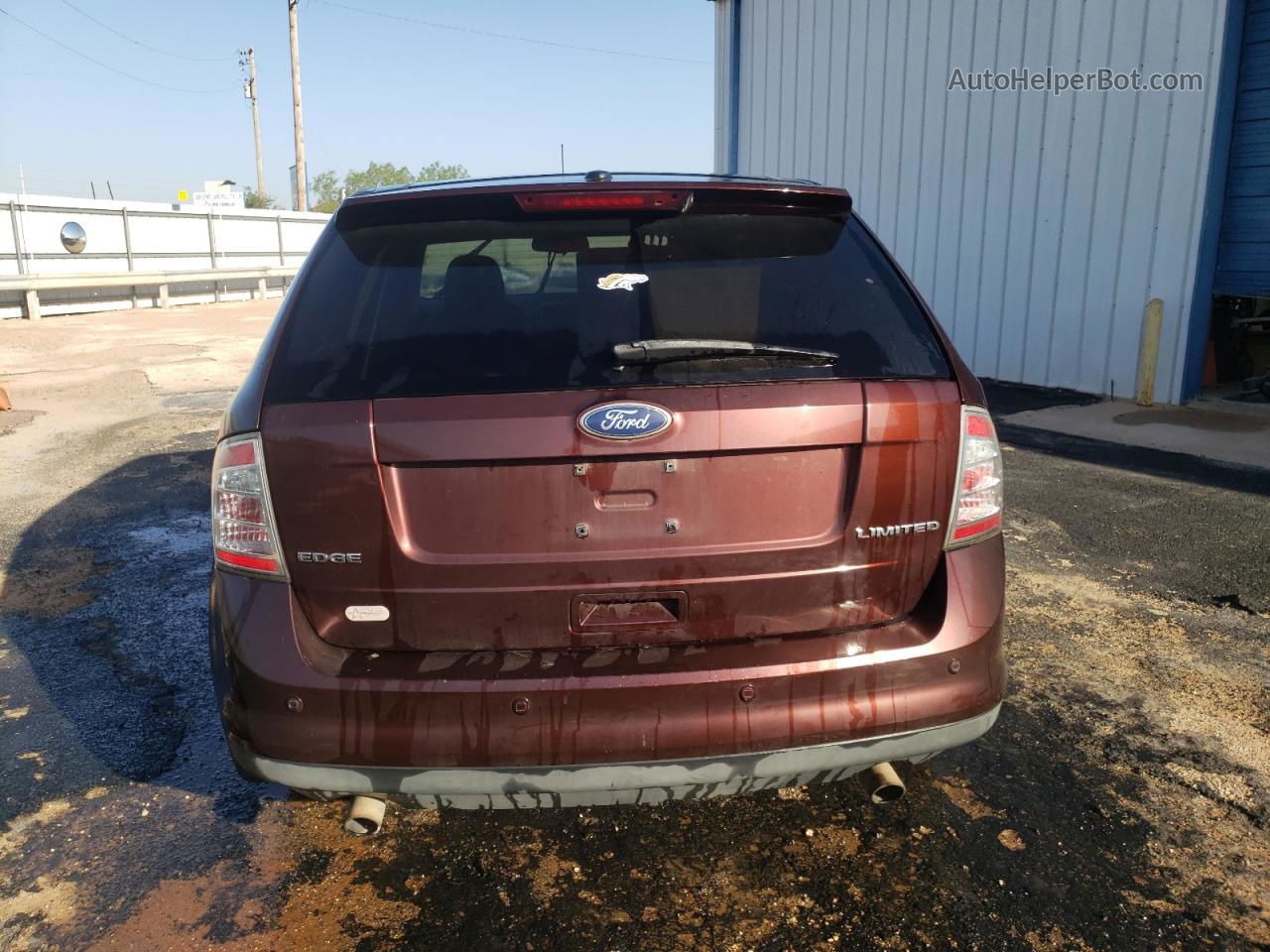 2010 Ford Edge Limited Темно-бордовый vin: 2FMDK3KC1ABB74188