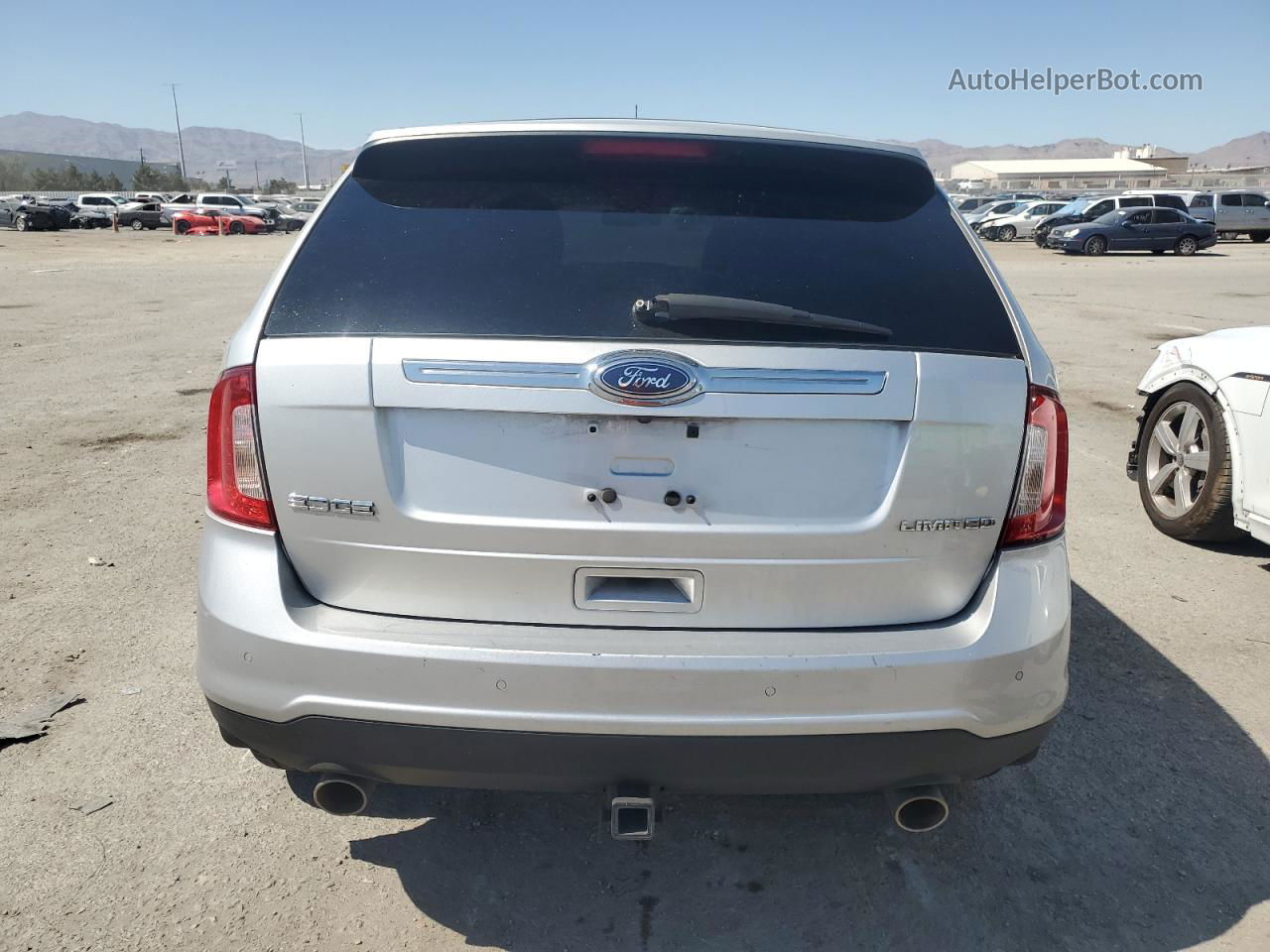 2014 Ford Edge Limited Silver vin: 2FMDK3KC1EBA07075