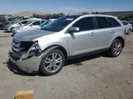 2014 Ford Edge Limited Silver vin: 2FMDK3KC1EBA07075