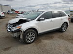 2014 Ford Edge Limited White vin: 2FMDK3KC1EBA08033