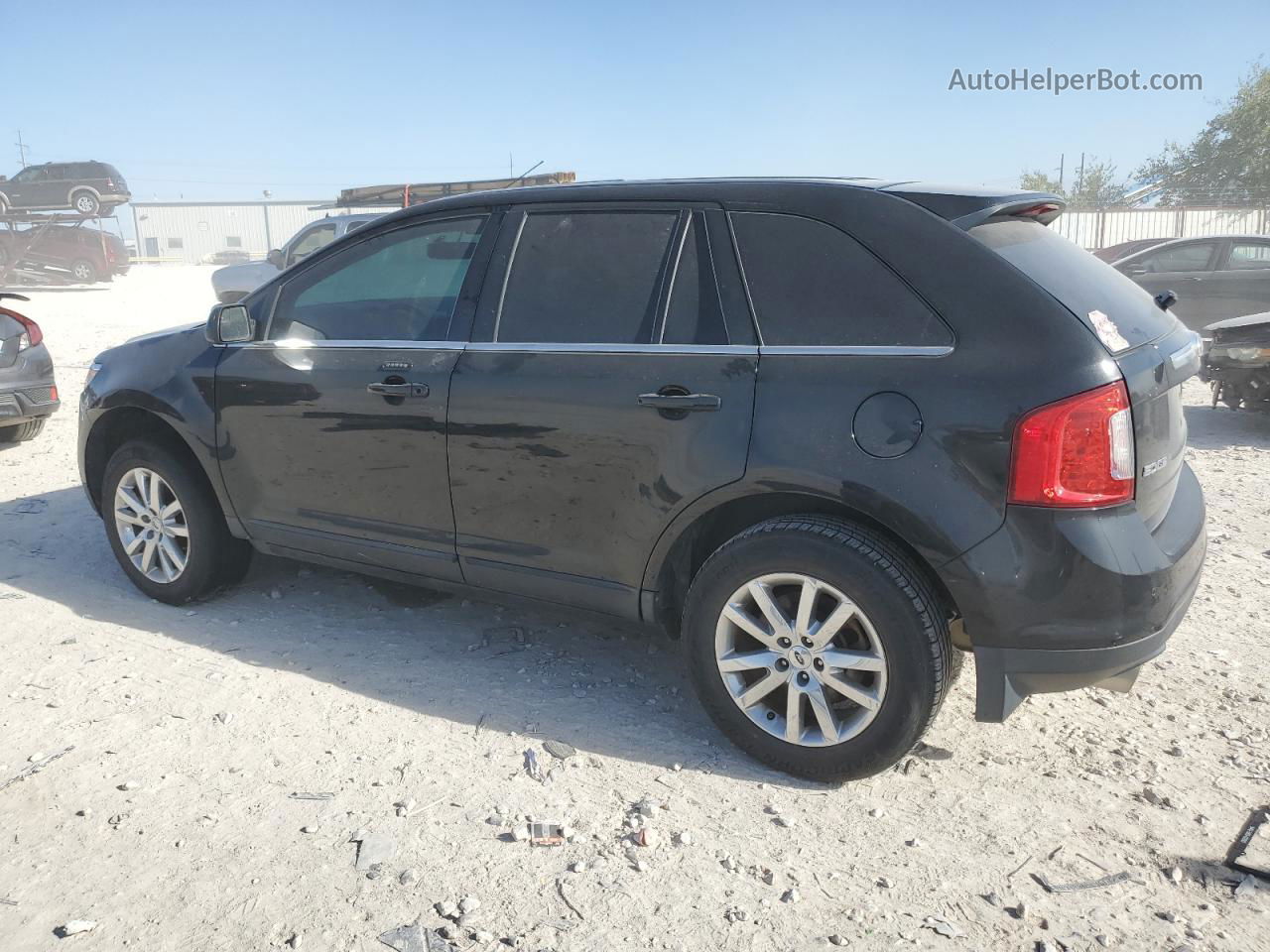 2014 Ford Edge Limited Black vin: 2FMDK3KC1EBA57748