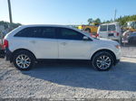 2014 Ford Edge Limited White vin: 2FMDK3KC1EBB10688