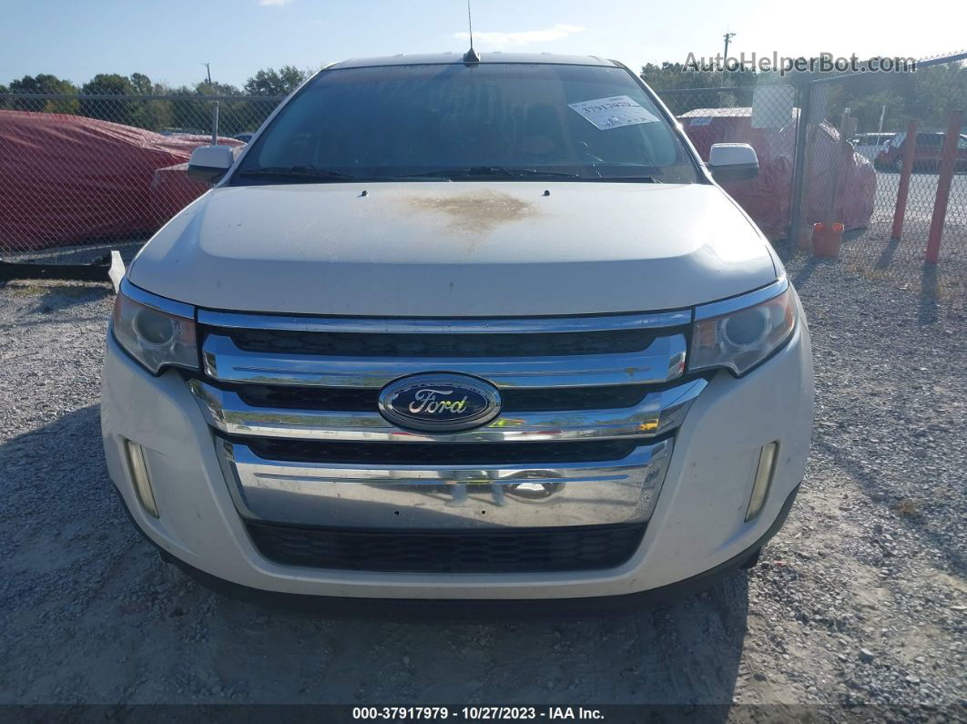 2014 Ford Edge Limited White vin: 2FMDK3KC1EBB10688