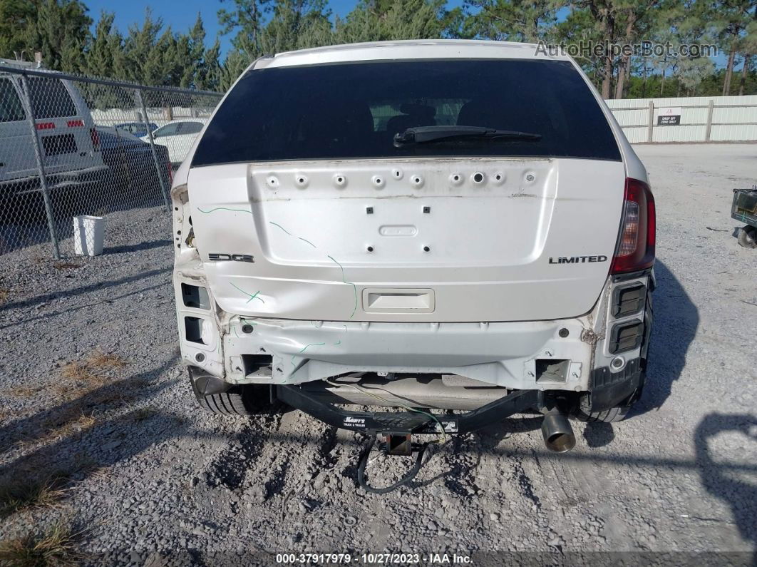 2014 Ford Edge Limited White vin: 2FMDK3KC1EBB10688