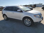 2010 Ford Edge Limited White vin: 2FMDK3KC2ABA19696