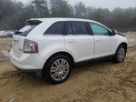 2010 Ford Edge Limited White vin: 2FMDK3KC2ABB38073