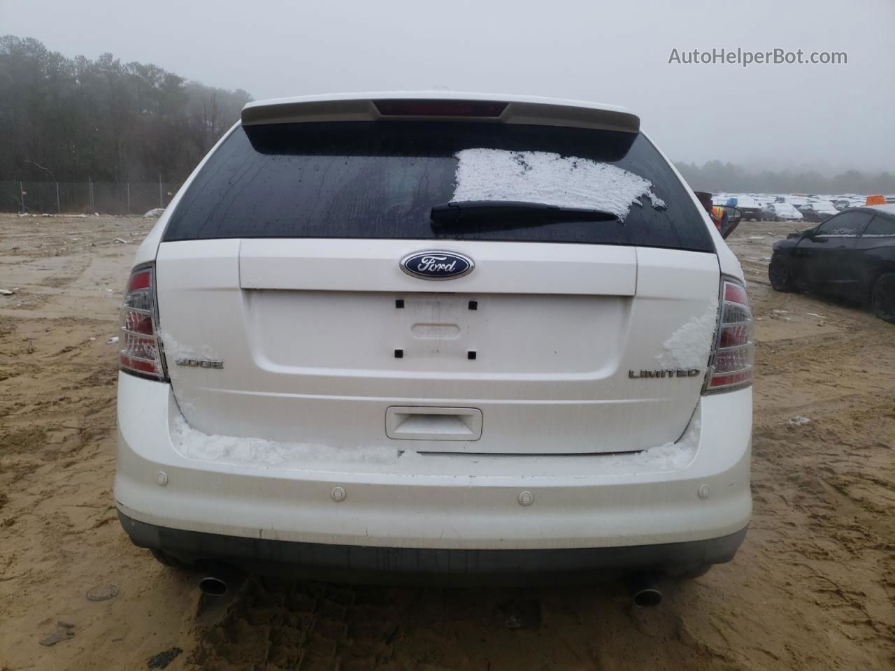 2010 Ford Edge Limited White vin: 2FMDK3KC2ABB38073