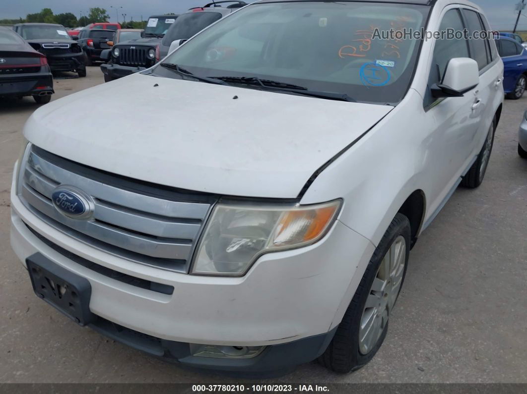 2010 Ford Edge Limited White vin: 2FMDK3KC2ABB58162