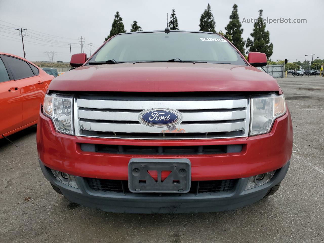 2010 Ford Edge Limited Red vin: 2FMDK3KC2ABB74944