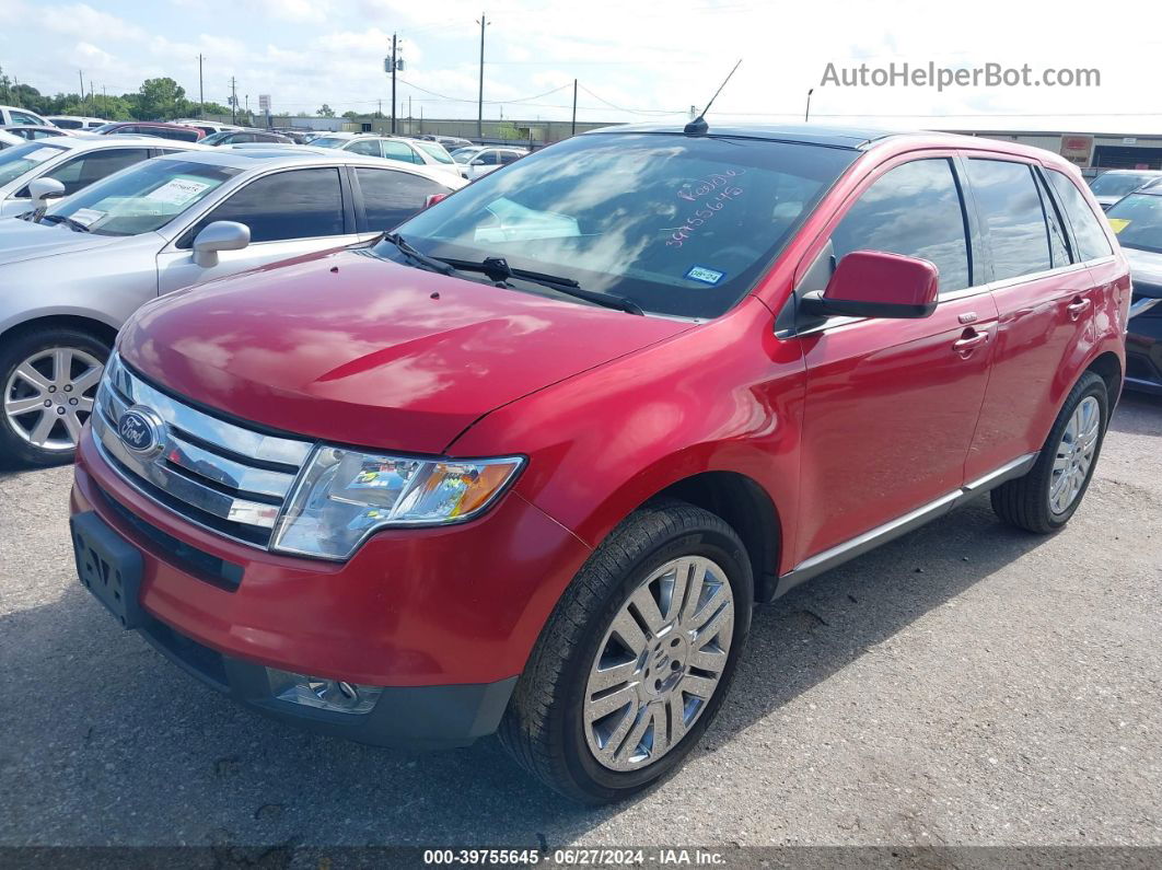 2010 Ford Edge Limited Red vin: 2FMDK3KC2ABB79674