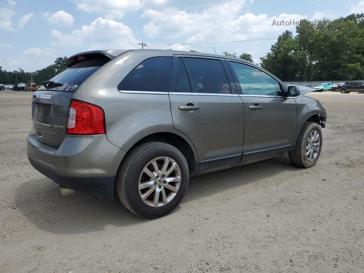 2014 Ford Edge Limited Серый vin: 2FMDK3KC2EBA58505