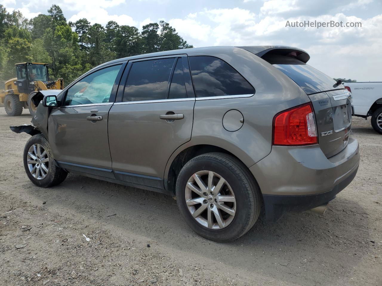 2014 Ford Edge Limited Серый vin: 2FMDK3KC2EBA58505