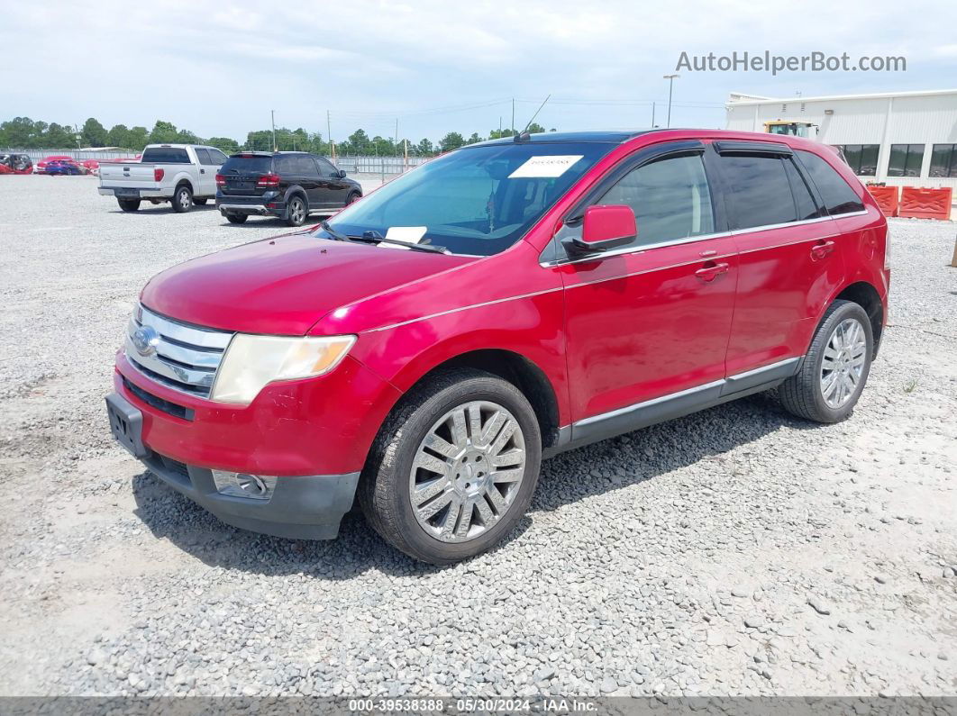 2010 Ford Edge Limited Maroon vin: 2FMDK3KC3ABA16600