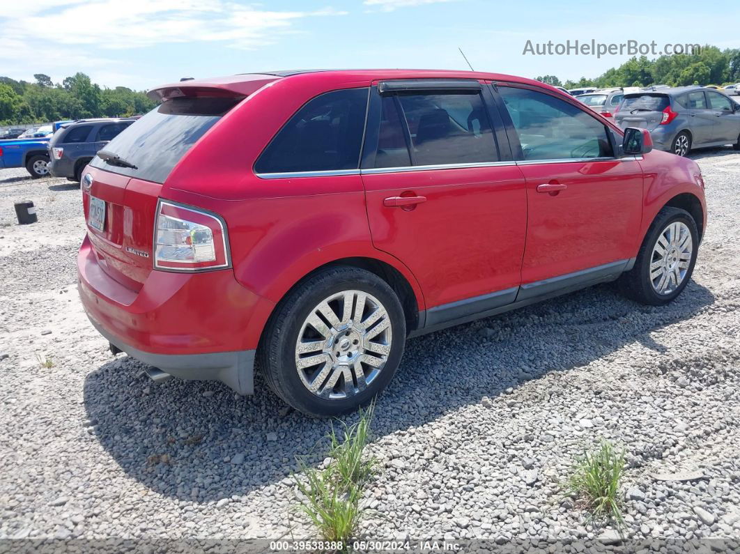 2010 Ford Edge Limited Maroon vin: 2FMDK3KC3ABA16600