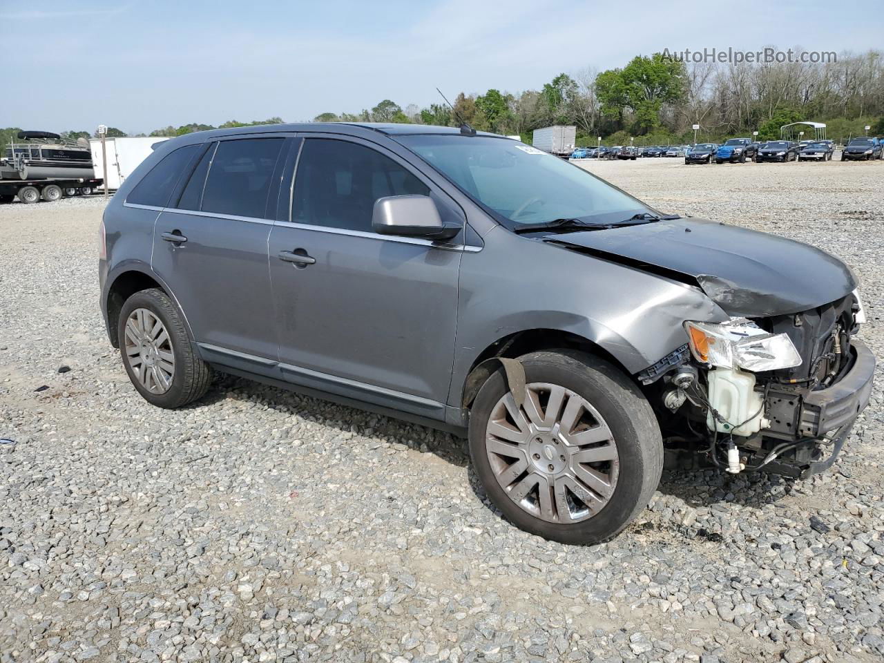 2010 Ford Edge Limited Gray vin: 2FMDK3KC3ABA53176