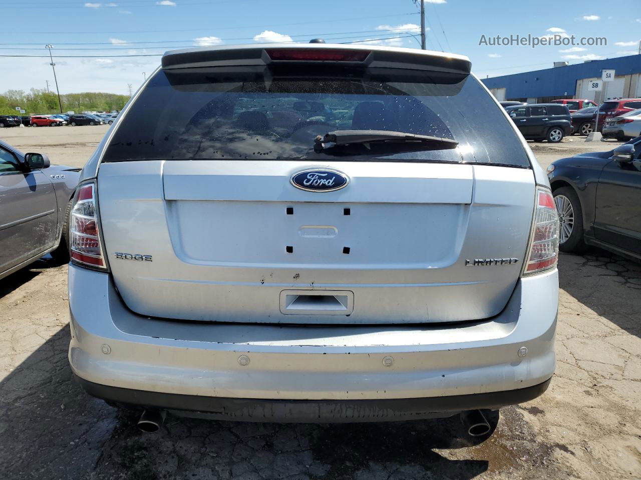 2010 Ford Edge Limited White vin: 2FMDK3KC3ABB15854