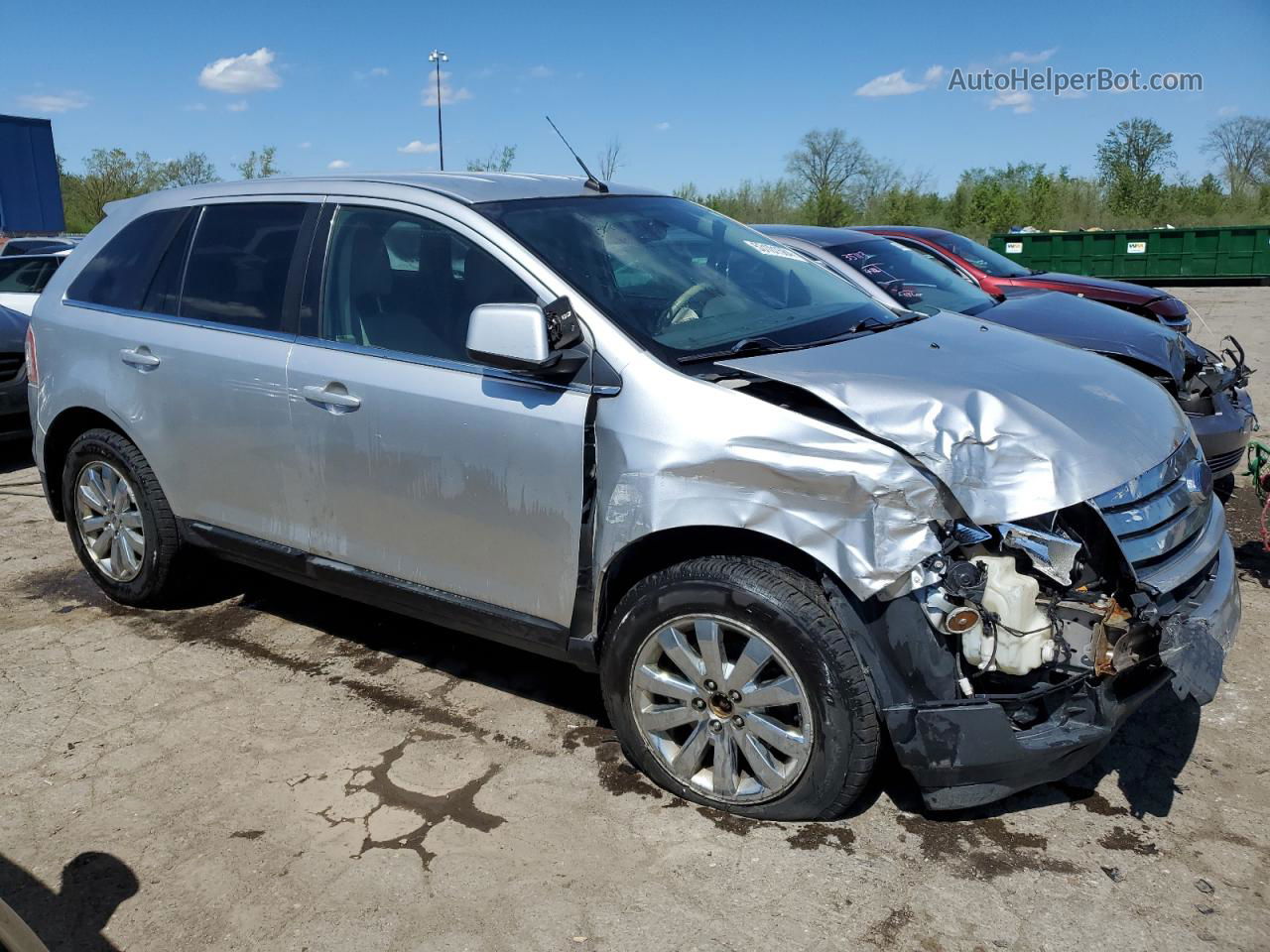 2010 Ford Edge Limited White vin: 2FMDK3KC3ABB15854