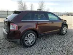 2010 Ford Edge Limited Maroon vin: 2FMDK3KC3ABB20228