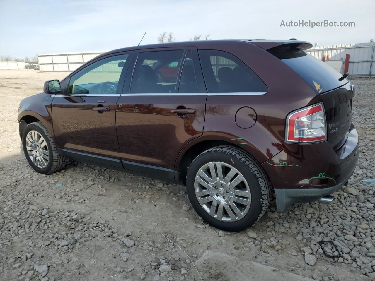 2010 Ford Edge Limited Maroon vin: 2FMDK3KC3ABB20228