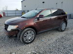 2010 Ford Edge Limited Maroon vin: 2FMDK3KC3ABB20228