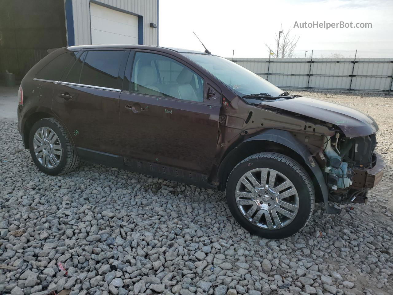 2010 Ford Edge Limited Maroon vin: 2FMDK3KC3ABB20228