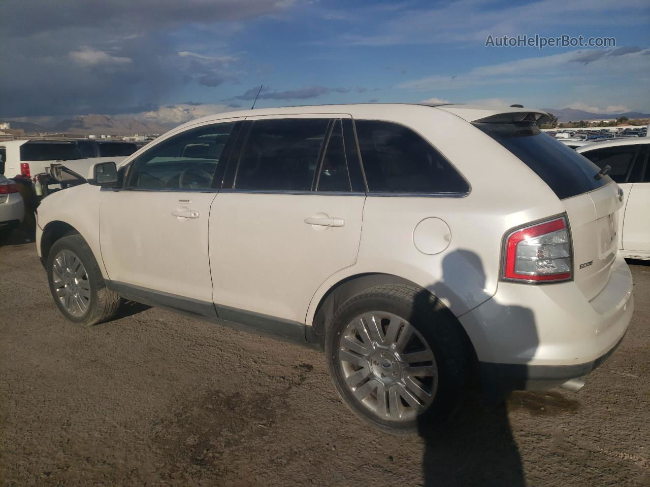 2010 Ford Edge Limited White vin: 2FMDK3KC3ABB42228