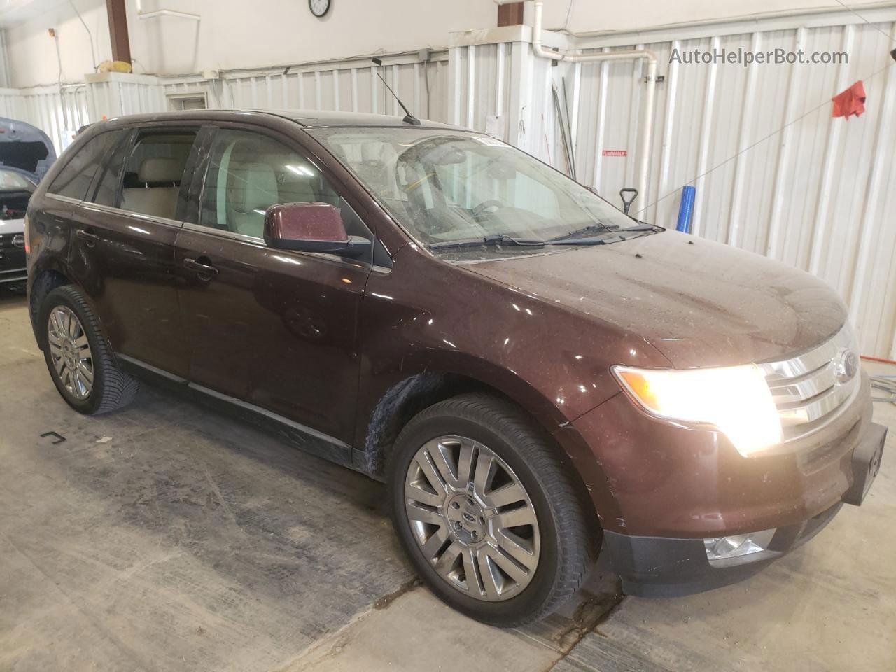 2010 Ford Edge Limited Burgundy vin: 2FMDK3KC3ABB53973