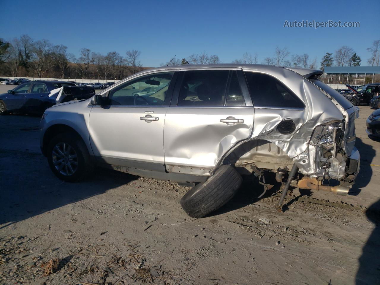 2014 Ford Edge Limited Silver vin: 2FMDK3KC3EBA38179