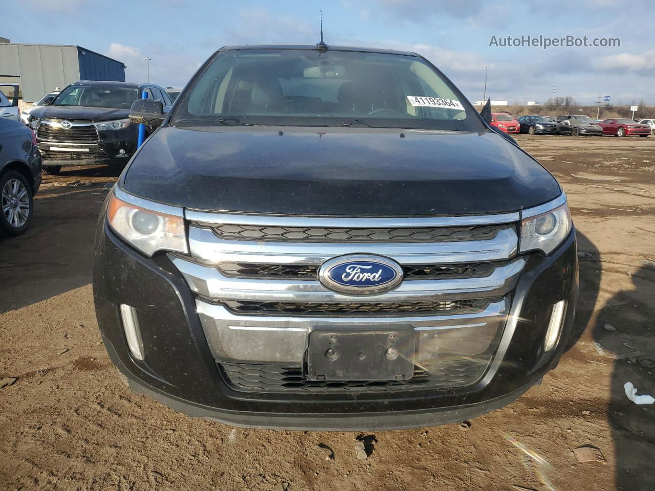 2014 Ford Edge Limited Black vin: 2FMDK3KC3EBB01944