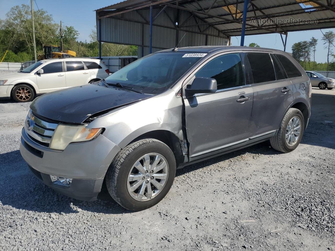 2010 Ford Edge Limited Серый vin: 2FMDK3KC4ABA55650