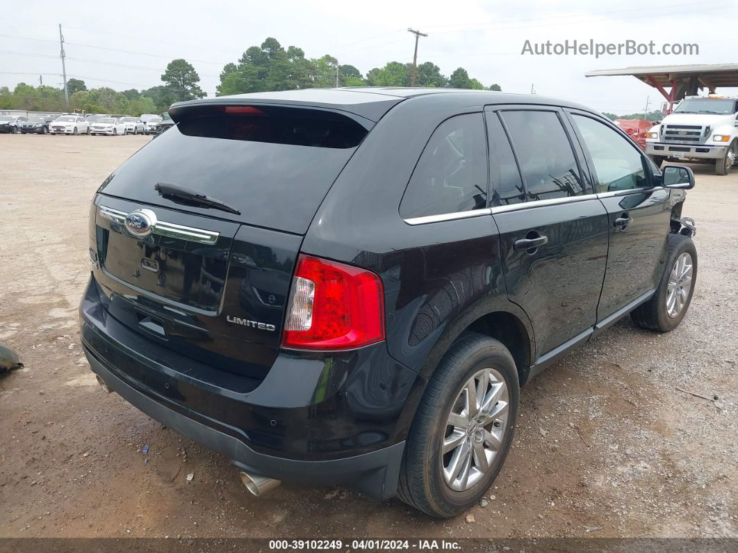 2014 Ford Edge Limited Black vin: 2FMDK3KC4EBA58277