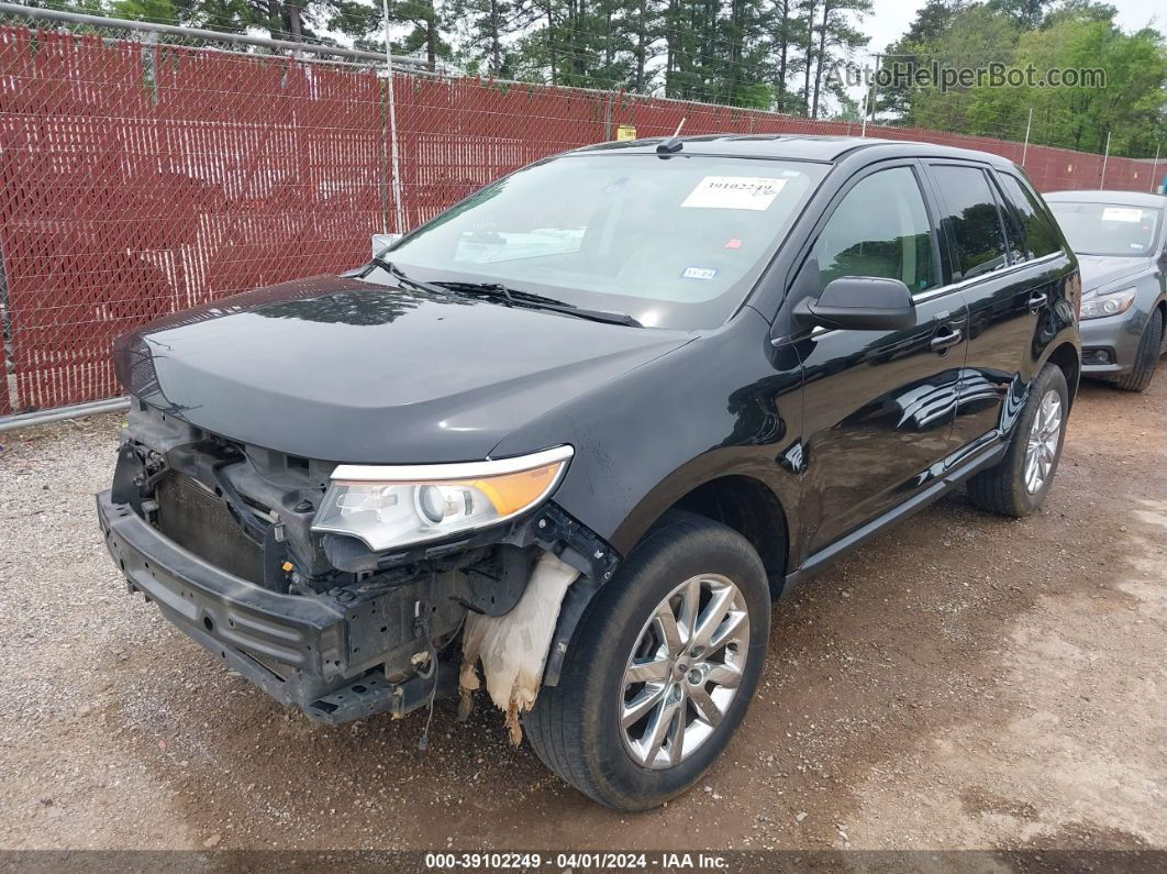 2014 Ford Edge Limited Black vin: 2FMDK3KC4EBA58277