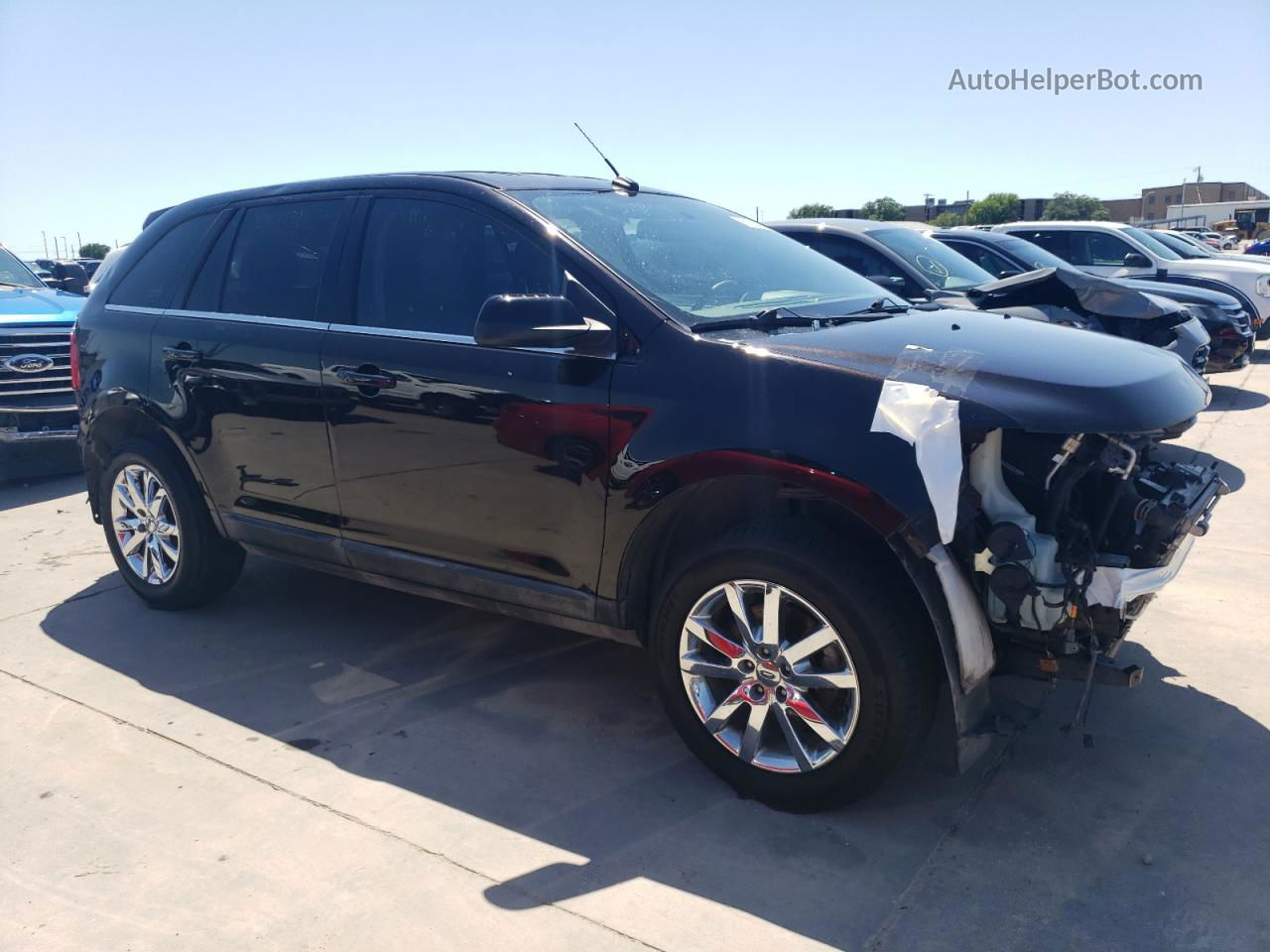 2014 Ford Edge Limited Black vin: 2FMDK3KC4EBB46410