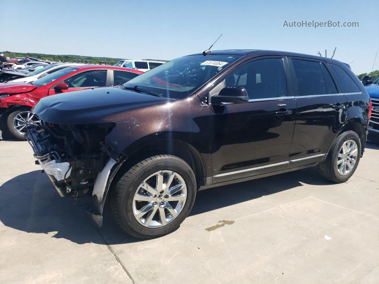 2014 Ford Edge Limited Black vin: 2FMDK3KC4EBB46410