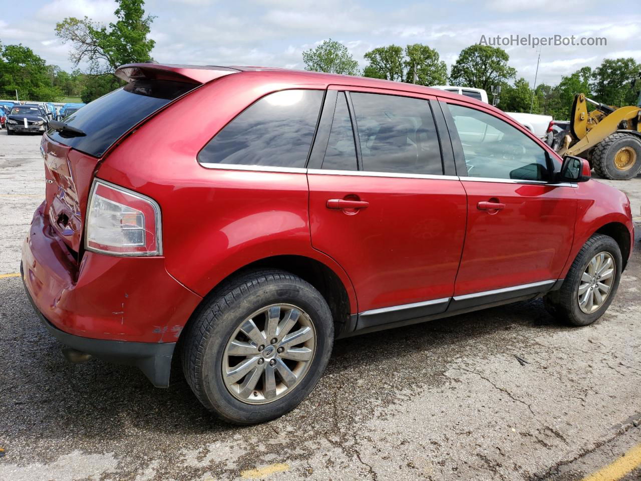 2010 Ford Edge Limited Red vin: 2FMDK3KC5ABA93680