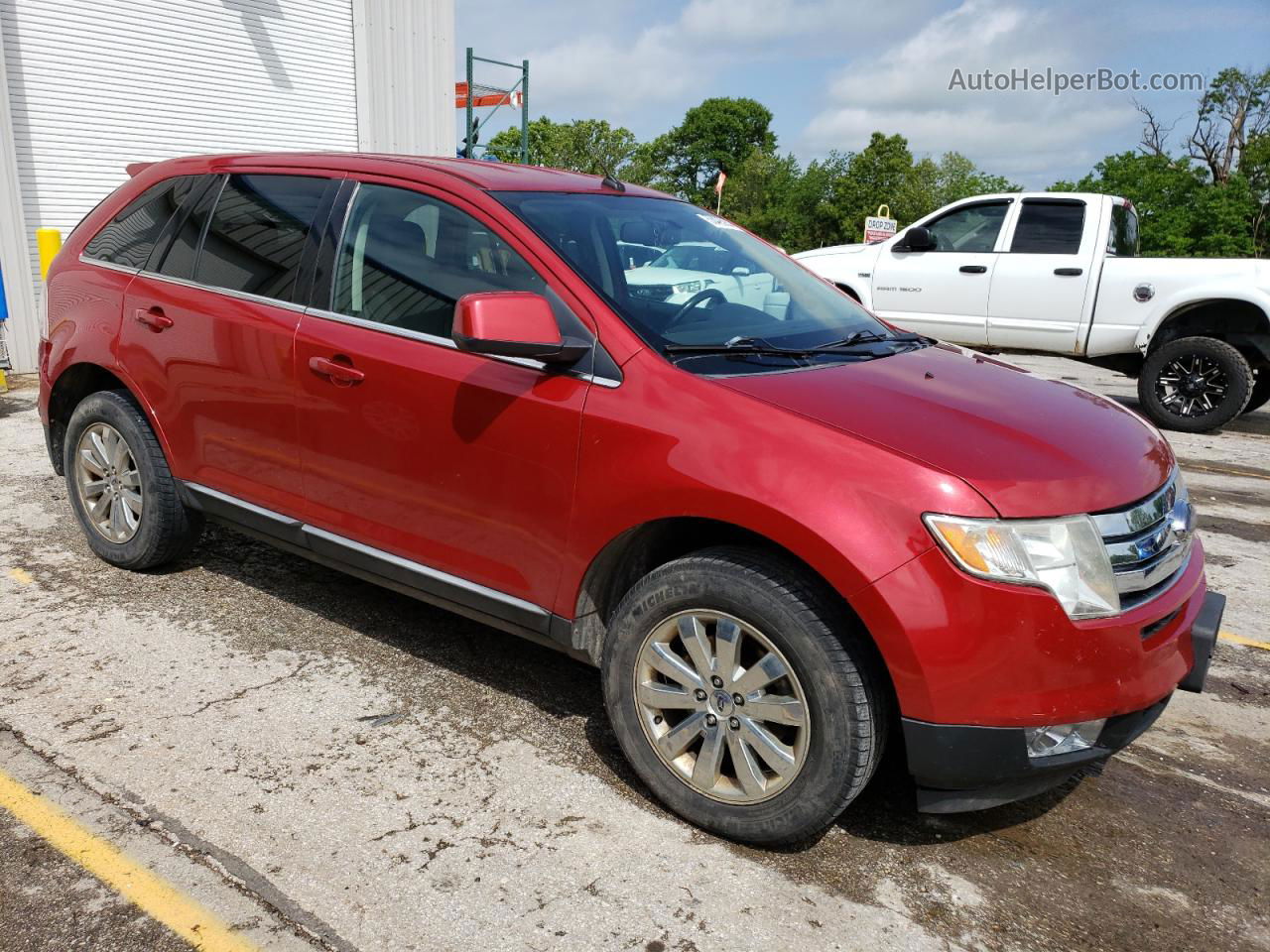 2010 Ford Edge Limited Red vin: 2FMDK3KC5ABA93680