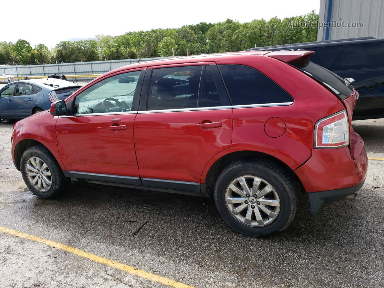 2010 Ford Edge Limited Red vin: 2FMDK3KC5ABA93680