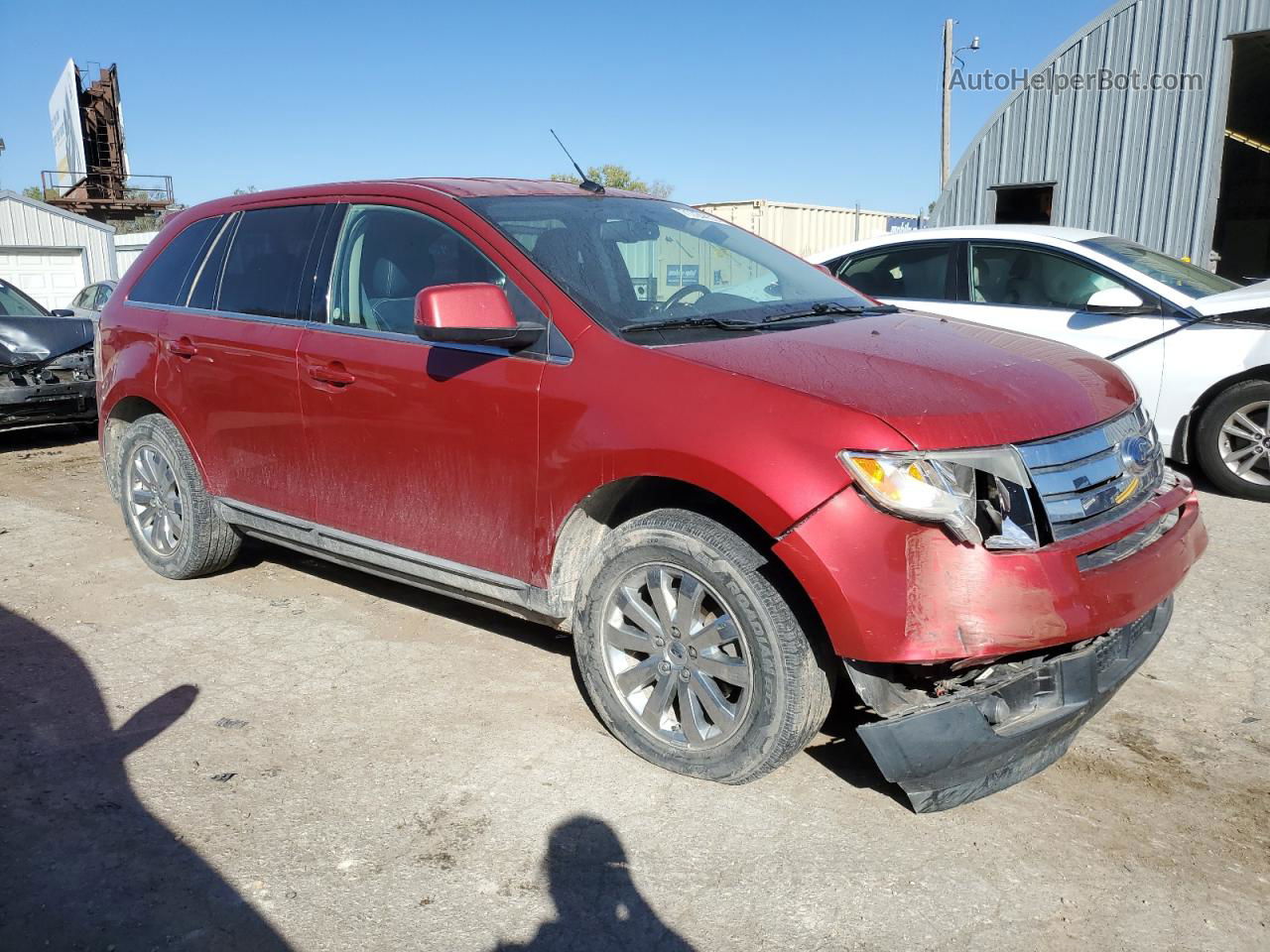 2010 Ford Edge Limited Red vin: 2FMDK3KC5ABA97910