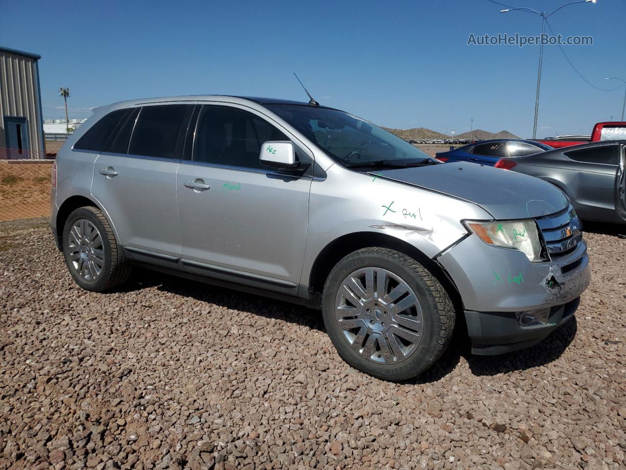 2010 Ford Edge Limited Silver vin: 2FMDK3KC5ABB58947