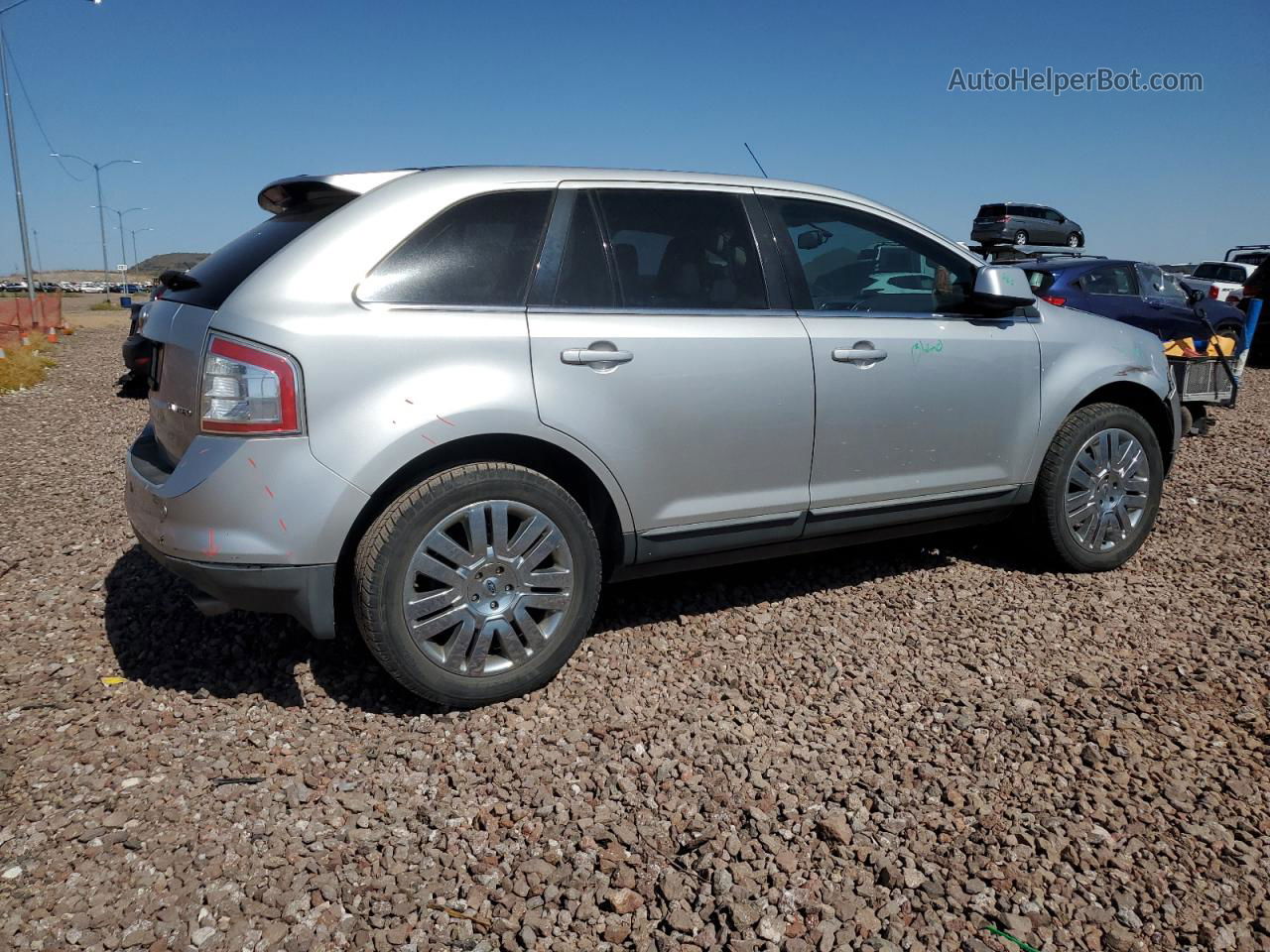 2010 Ford Edge Limited Silver vin: 2FMDK3KC5ABB58947